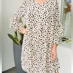 NWT Umgee Animal Print Dress Size 1XL